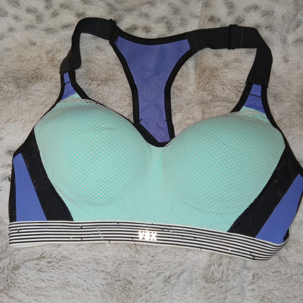 Victoria's Secret Blue and Mint Sports Bra